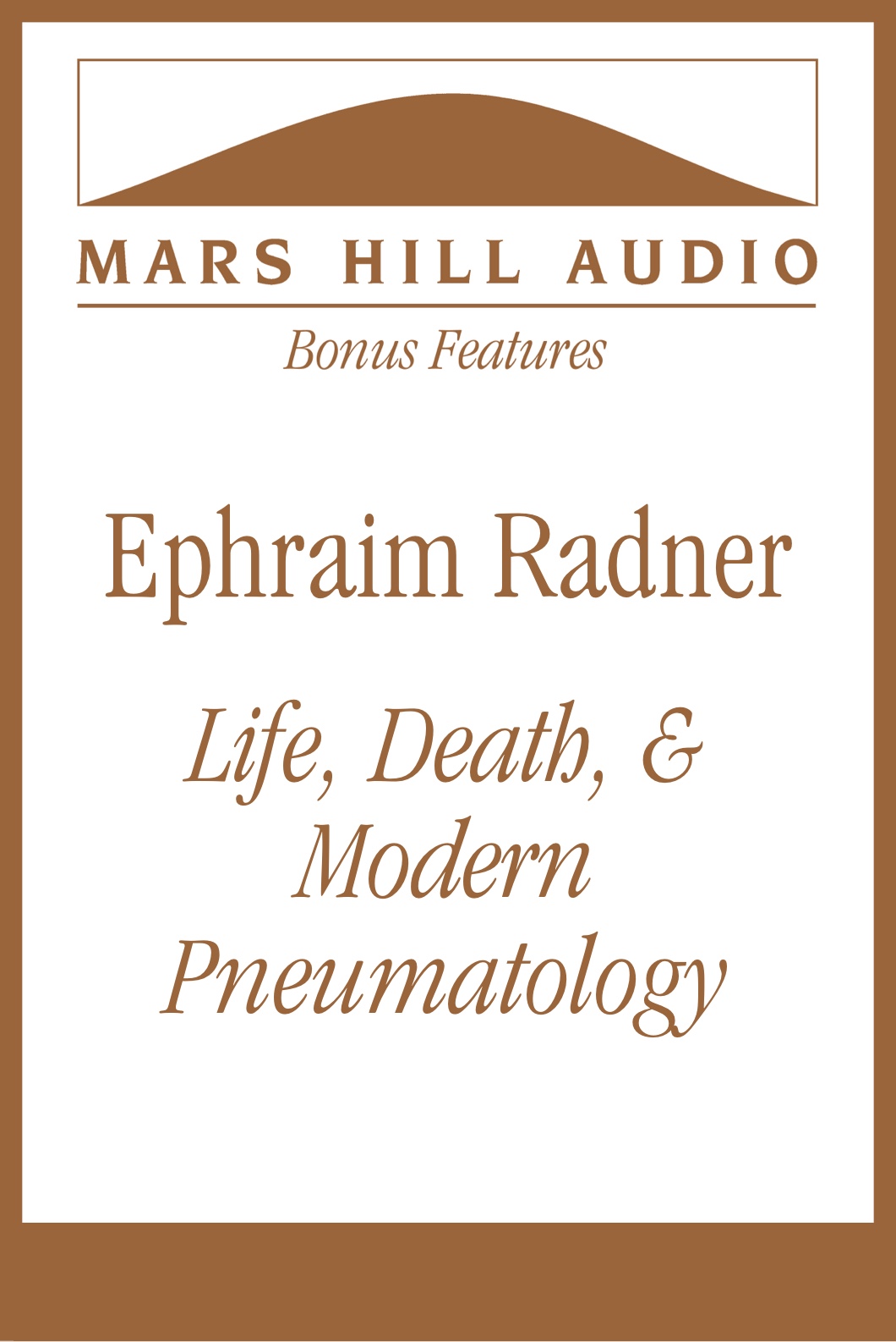 An "austerely chastened" pneumatology