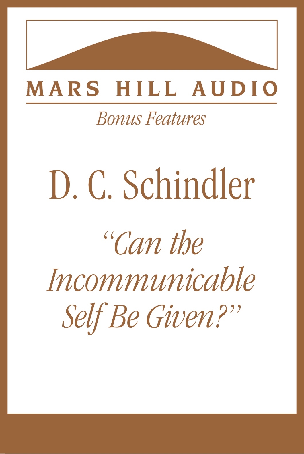 Personhood and the gift of the self