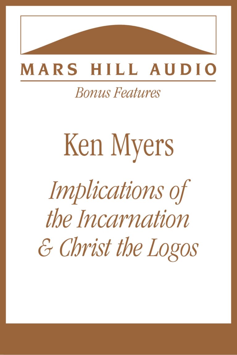 A letter from Ken Myers