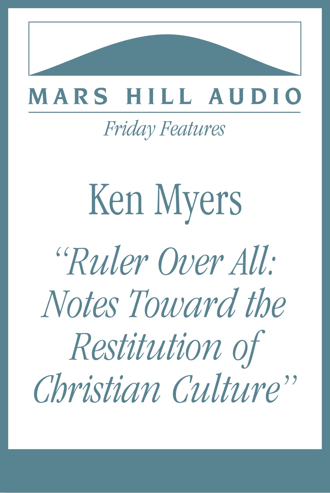 Christian culture and the myth of the secular