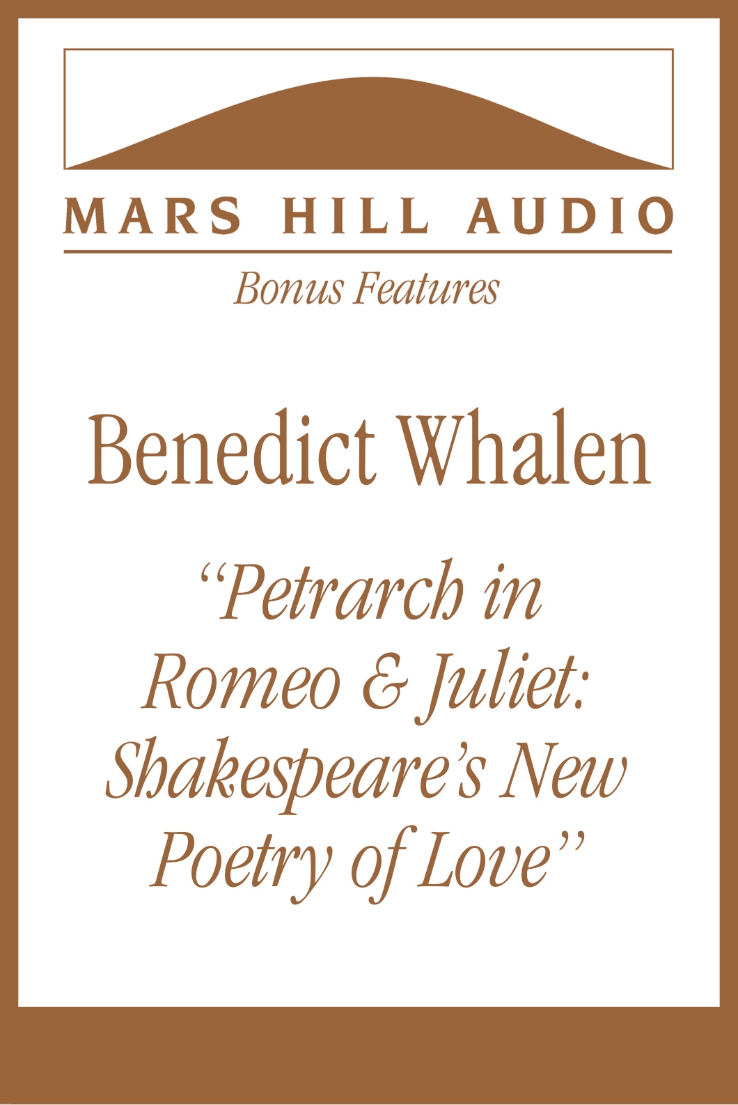 Turning Petrarchan love poetry on its head