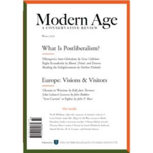 Winter 2026 issue of Modern Age journal